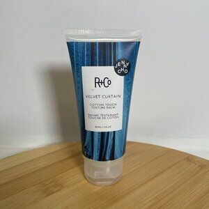 R+Co Velvet Curtain Cotton Touch Texture Balm 3 oz Light Hold Matte Effect Vegan